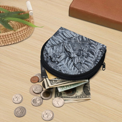 Fern Fossil Print Coin Purse