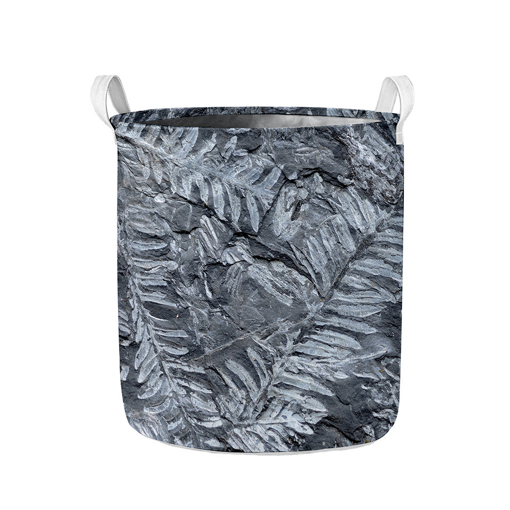 Fern Fossil Print Collapsible Laundry Basket