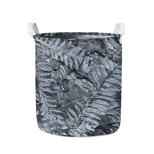 Fern Fossil Print Collapsible Laundry Basket