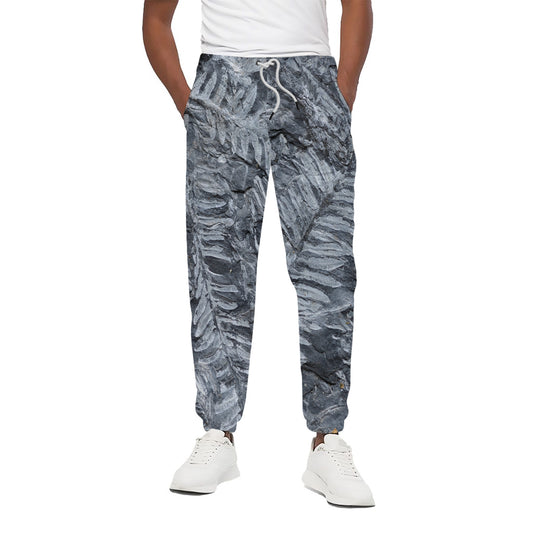 Fern Fossil Print Cotton Pants