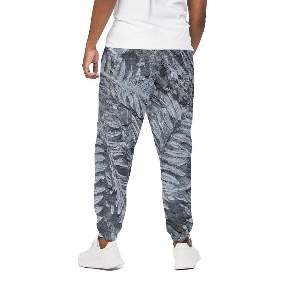 Fern Fossil Print Cotton Pants