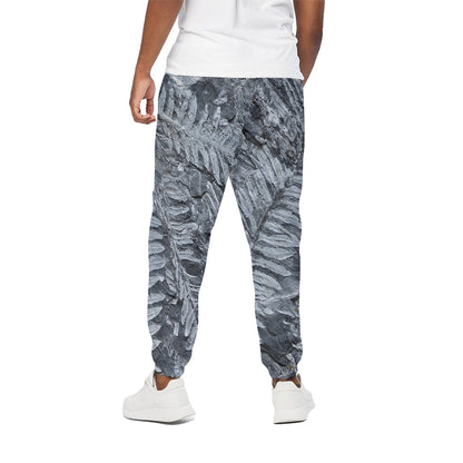 Fern Fossil Print Cotton Pants