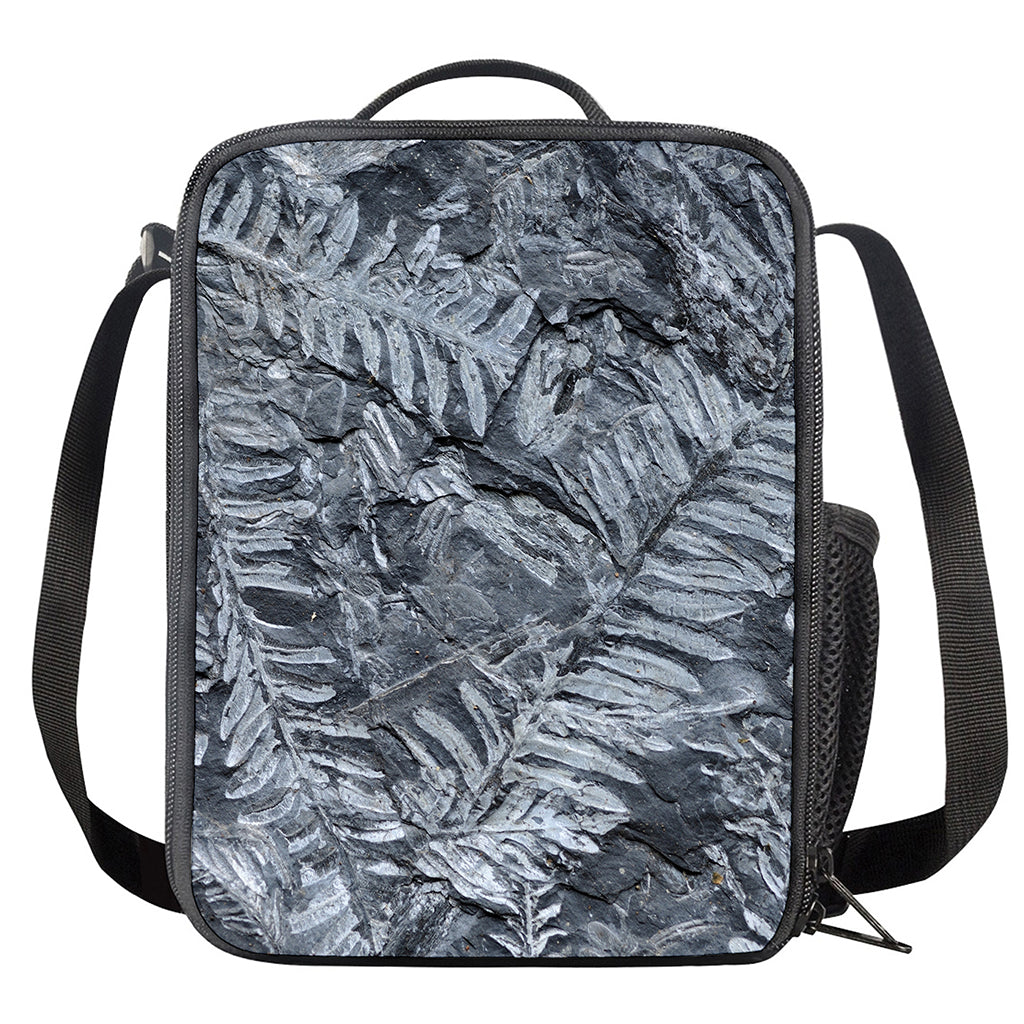 Fern Fossil Print Crossbody Lunch Bag