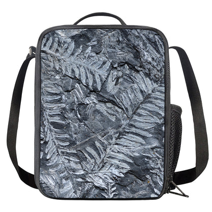 Fern Fossil Print Crossbody Lunch Bag