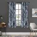 Fern Fossil Print Grommet Curtain Panels