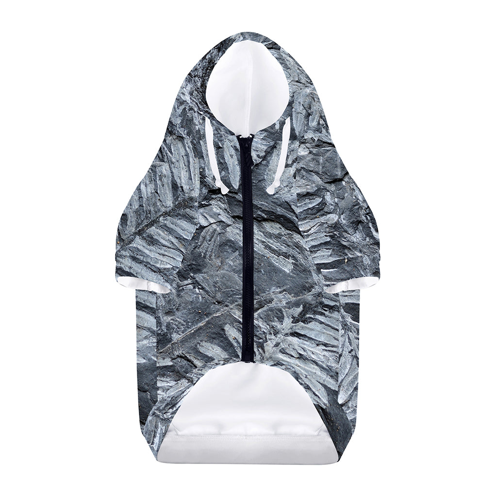 Fern Fossil Print Dog Zip Up Hoodie