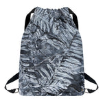 Fern Fossil Print Drawstring Backpack