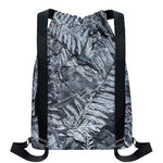 Fern Fossil Print Drawstring Backpack
