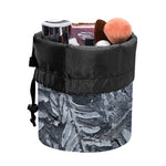 Fern Fossil Print Drawstring Makeup Bag
