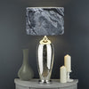 Fern Fossil Print Drum Lamp Shade