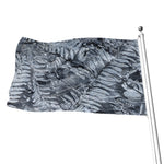 Fern Fossil Print Flag