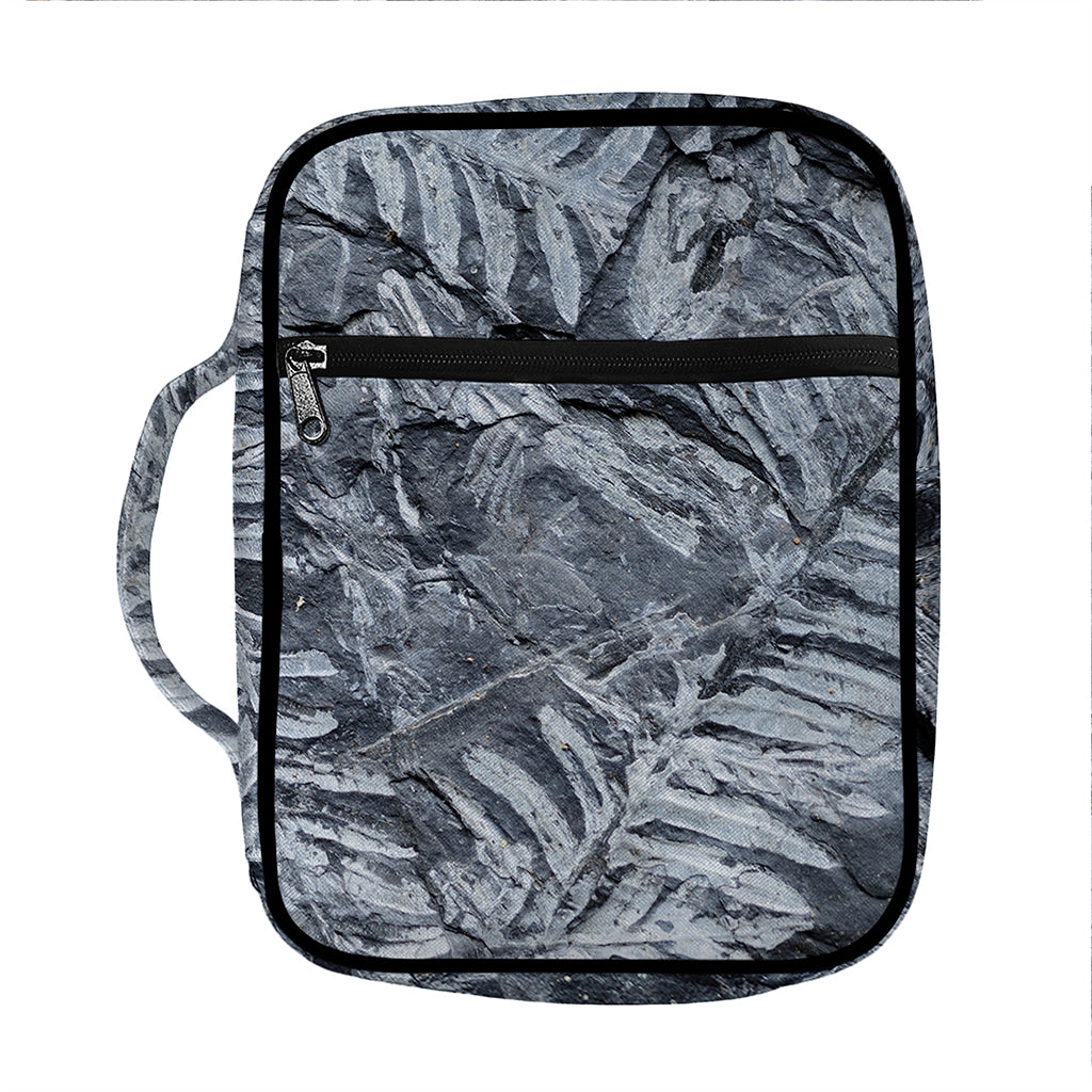 Fern Fossil Print Front Pocket Bible Bag