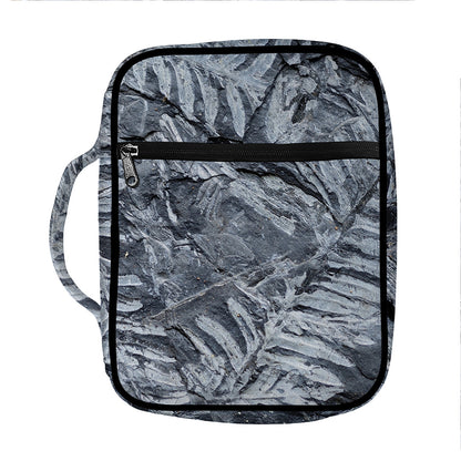 Fern Fossil Print Front Pocket Bible Bag