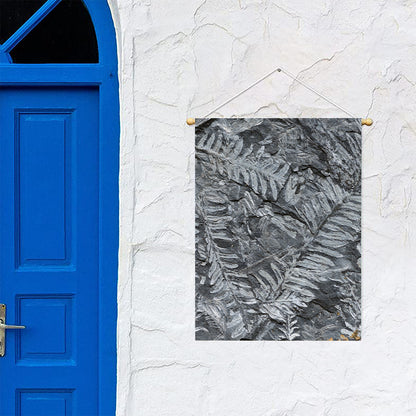 Fern Fossil Print Garden Flag