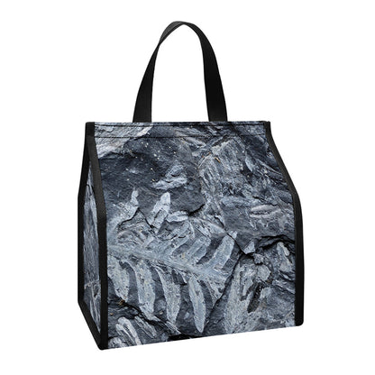 Fern Fossil Print Insulated Lunch Tote