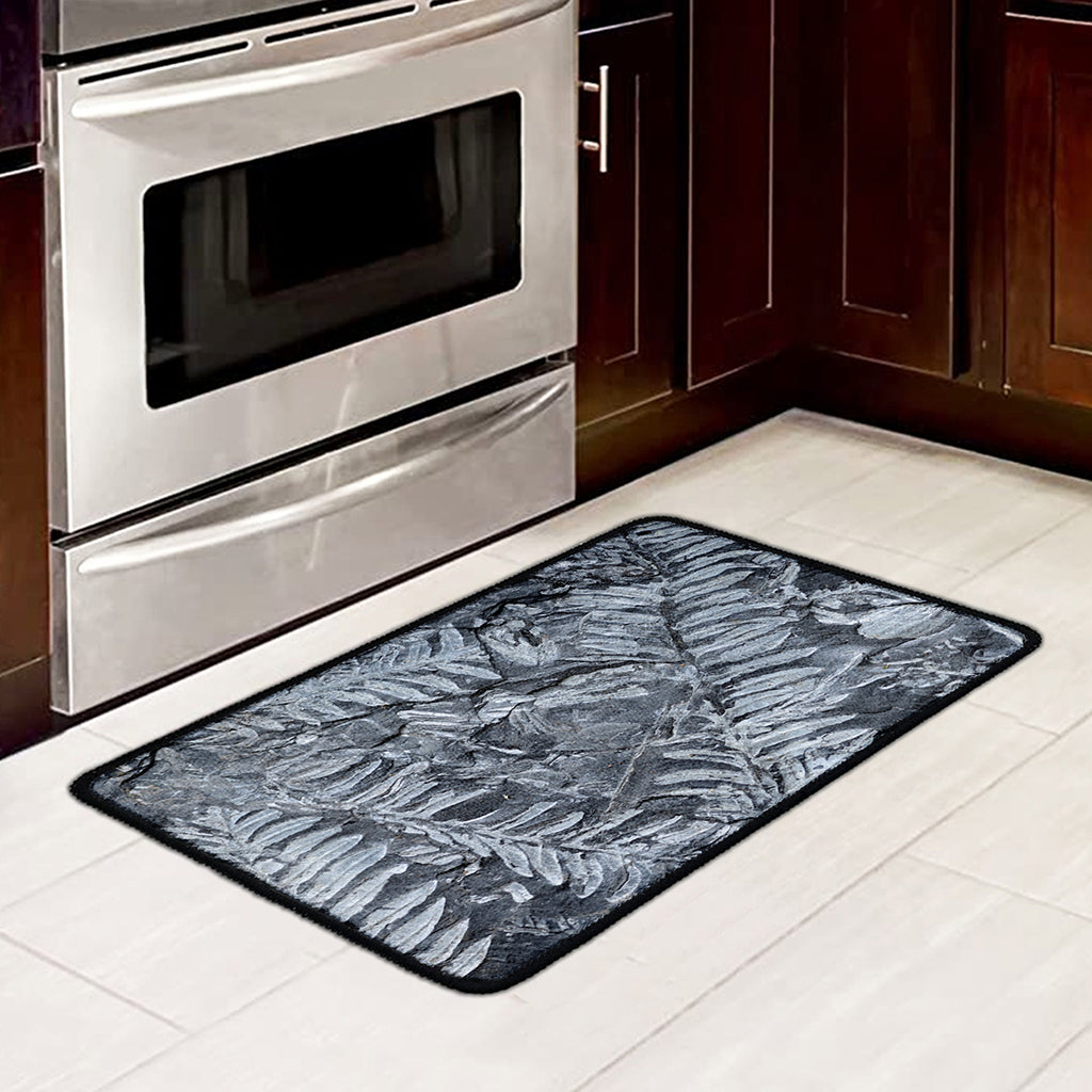 Fern Fossil Print Kitchen Mat