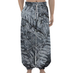 Fern Fossil Print Lantern Pants