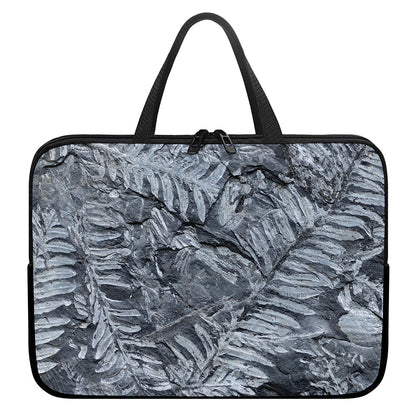 Fern Fossil Print Laptop Sleeve With Handle