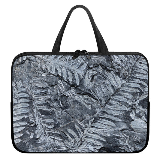 Fern Fossil Print Laptop Sleeve With Handle