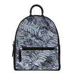 Fern Fossil Print Leather Backpack