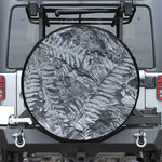 Fern Fossil Print Leather Spare Tire Cover