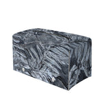 Fern Fossil Print Leather Tissue Box Cover