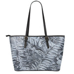 Fern Fossil Print Leather Tote Bag