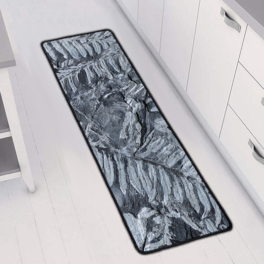 Fern Fossil Print Long Kitchen Mat