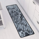 Fern Fossil Print Long Kitchen Mat