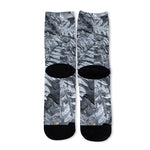 Fern Fossil Print Long Socks