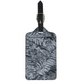 Fern Fossil Print Luggage Tag