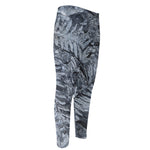 Fern Fossil Print Men's Compression Pants