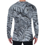 Fern Fossil Print Men's Long Sleeve T-Shirt