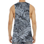 Fern Fossil Print Men's Muscle Tank Top