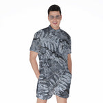 Fern Fossil Print Men's Rompers