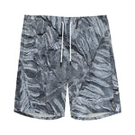 Fern Fossil Print Men's Sports Shorts