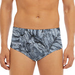 Fern Fossil Print Men's Triangle Swim Briefs