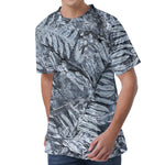Fern Fossil Print Men's Velvet T-Shirt