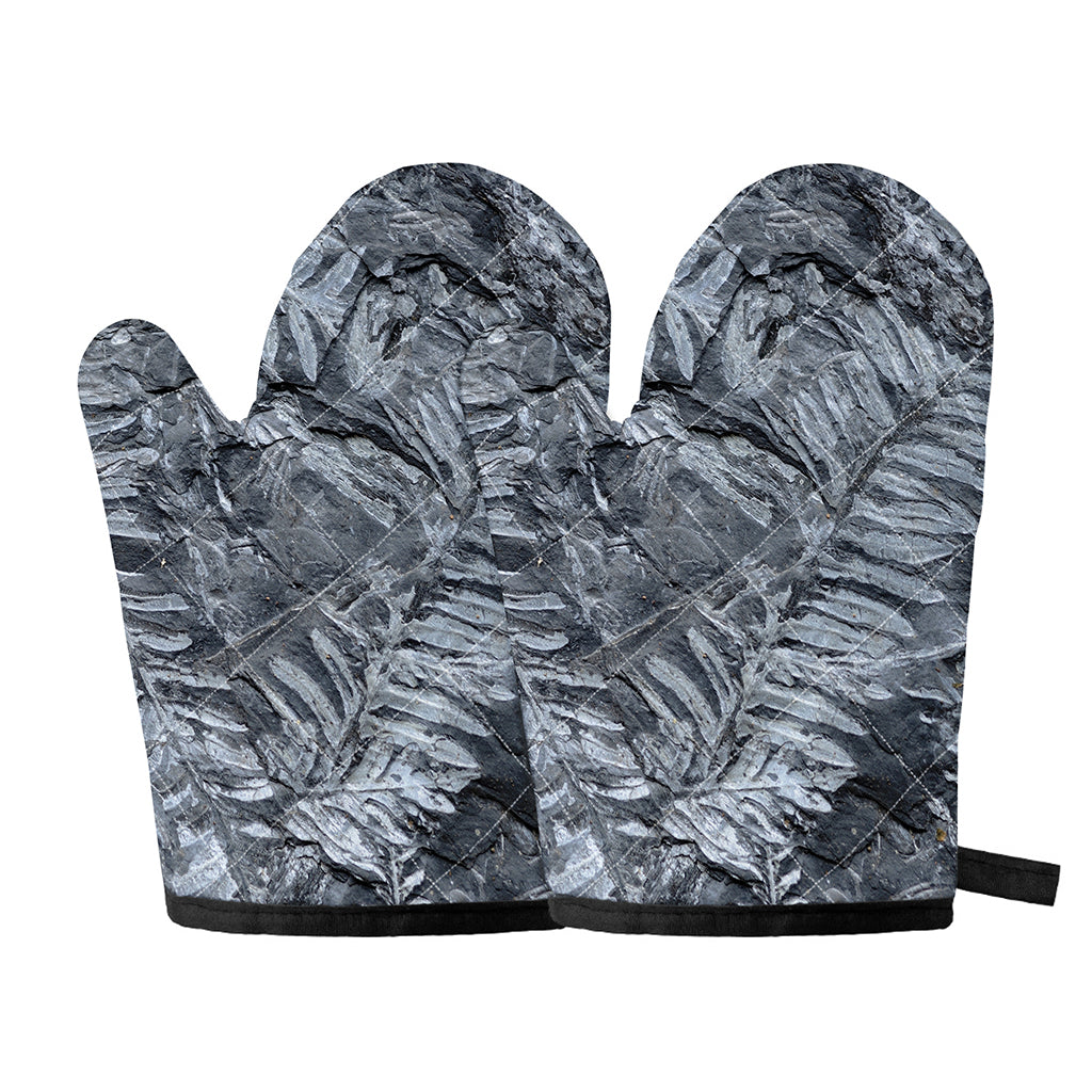 Fern Fossil Print Oven Mitts