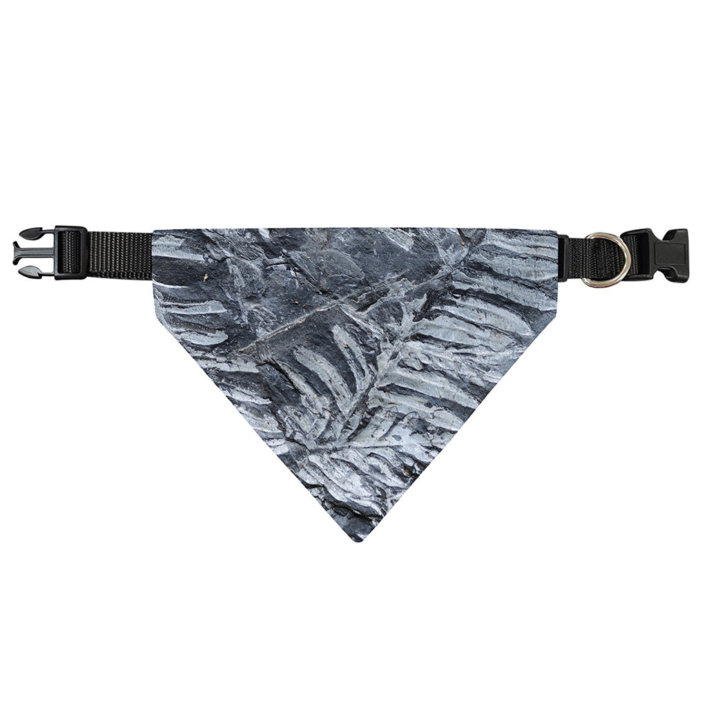 Fern Fossil Print Over The Collar Dog Bandana