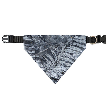 Fern Fossil Print Over The Collar Dog Bandana
