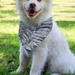 Fern Fossil Print Over The Collar Dog Bandana