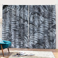 Fern Fossil Print Pencil Pleat Curtains