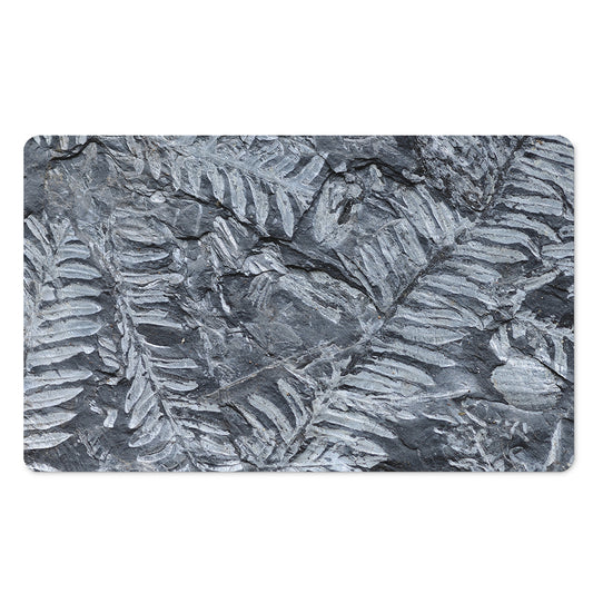 Fern Fossil Print Polyester Doormat