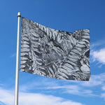 Fern Fossil Print Polyester Flag