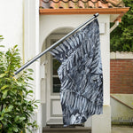 Fern Fossil Print Polyester Flag