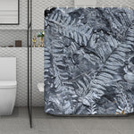 Fern Fossil Print Polyester Shower Curtain