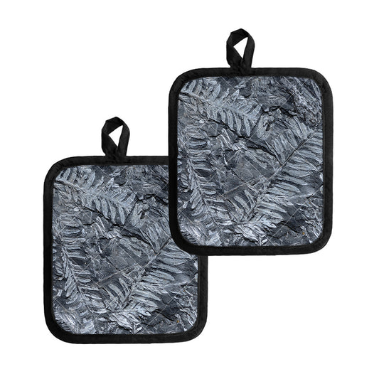 Fern Fossil Print Pot Holders