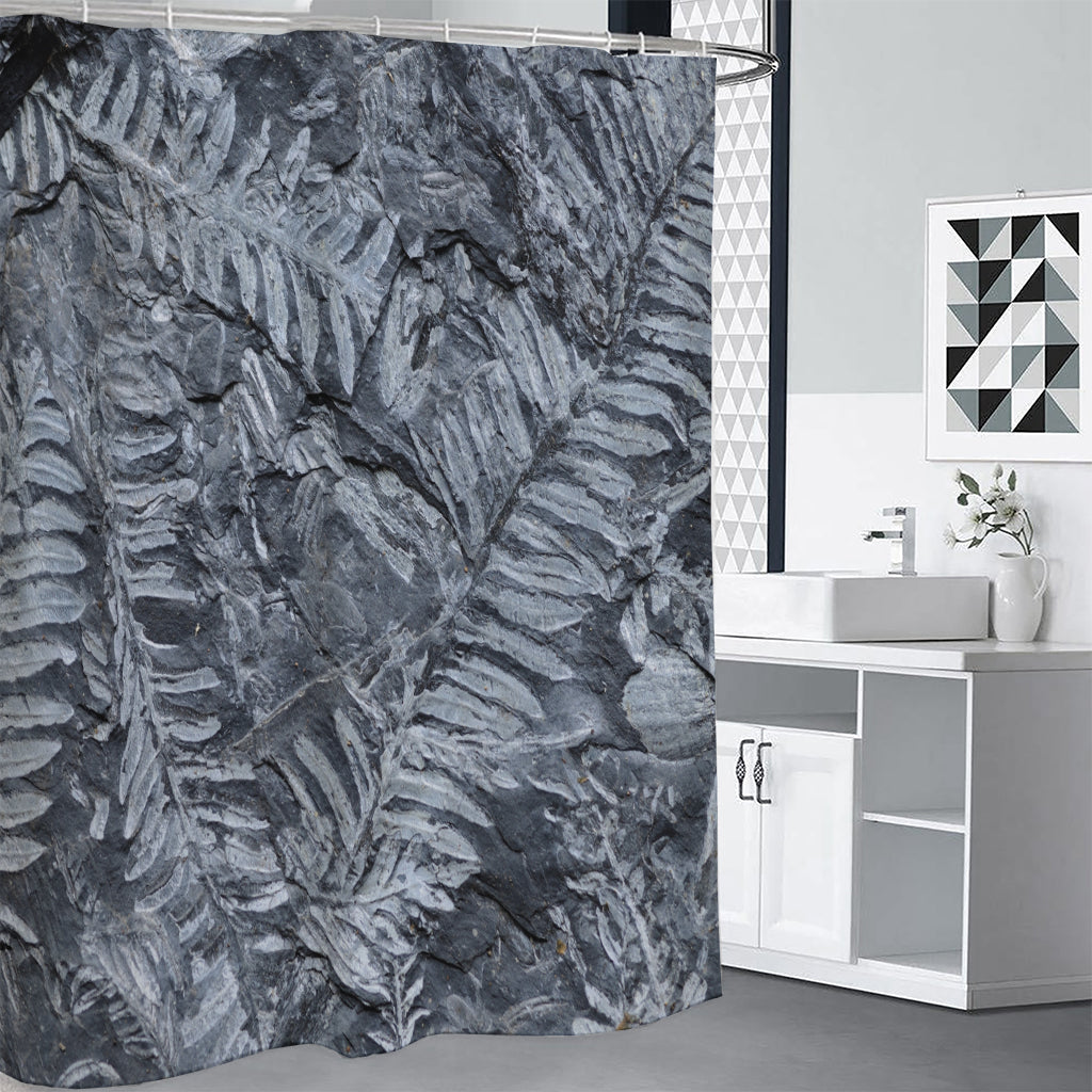 Fern Fossil Print Premium Shower Curtain