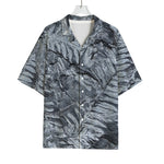 Fern Fossil Print Rayon Hawaiian Shirt